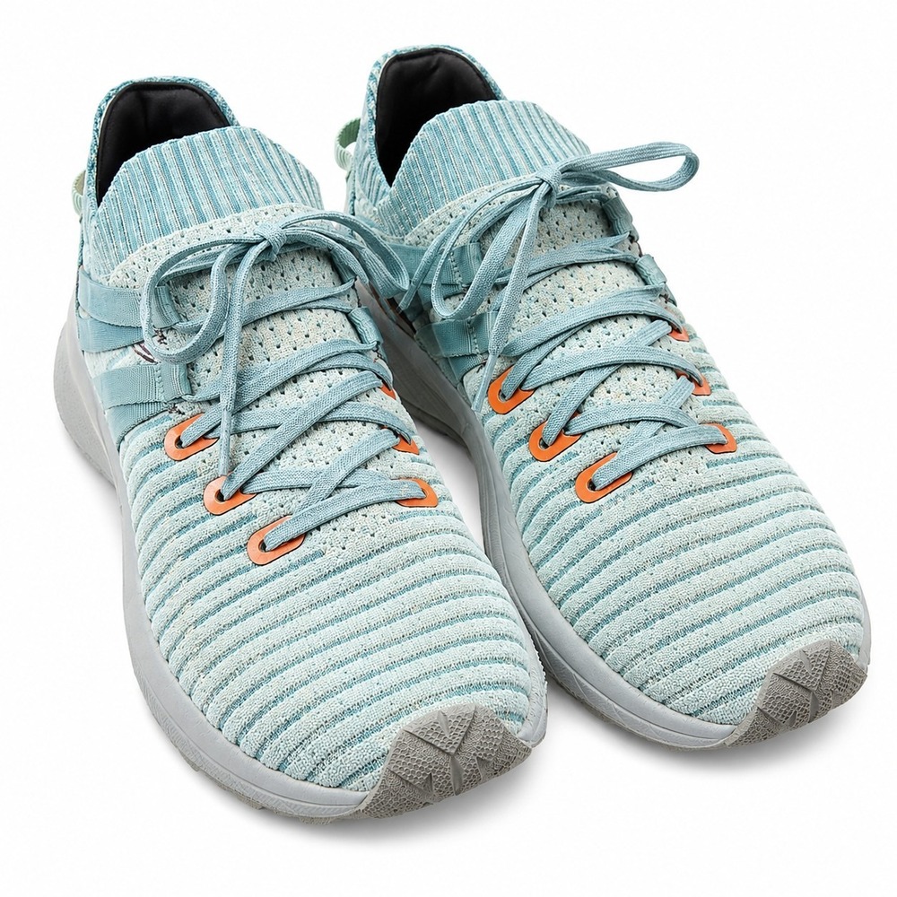 MERRELL Embark Moc Lace Slip-On Sneaker Women Sz 11 Harbor Grey Blue Vibram Sole